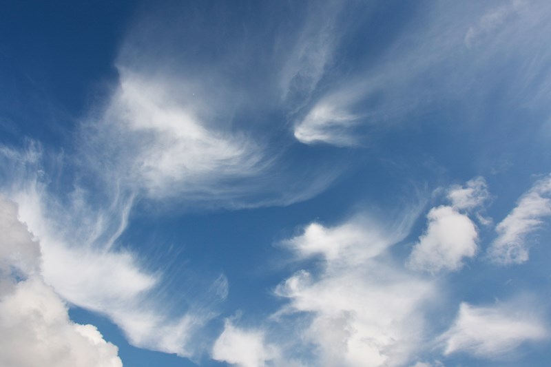 Ciel de cirrus spissatus